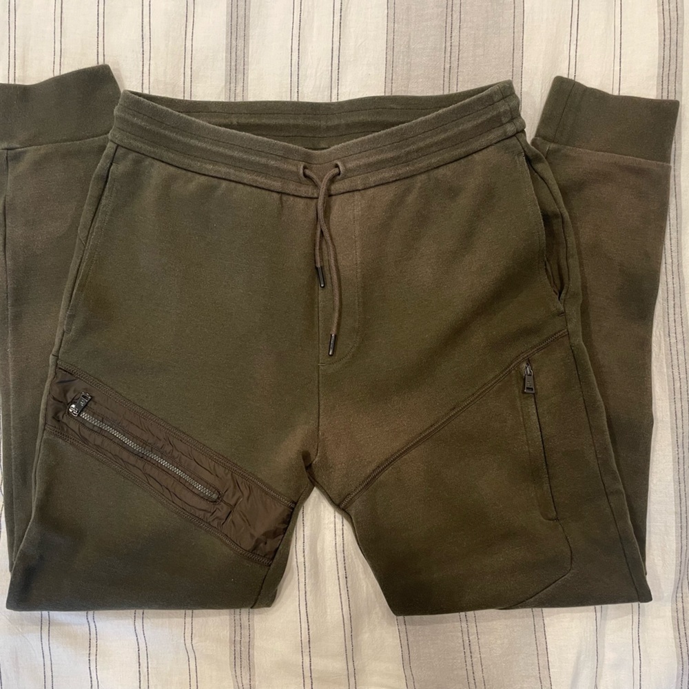 Men's Ralph Lauren Purple Label RLX Medium Olive Green Jogger Pants